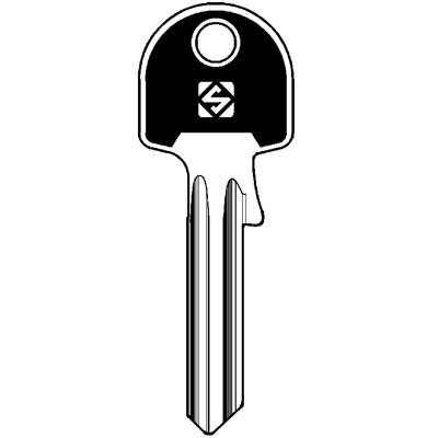 CHIAVE PIATTA UNIVERSALE UL054SL SLIM SILCA - OTTONE NICHELATO- 10 pezzi