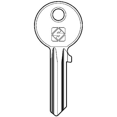 CHIAVE PIATTA CISA CS7SL SLIM SILCA - OTTONE NICHELATO- 10 pezzi