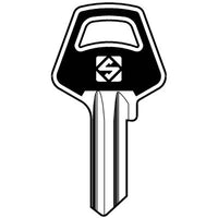 CHIAVE PIATTA MERONI MER1SL SLIM SILCA - OTTONE NICHELATO- 10 pezzi