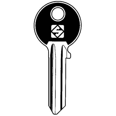 CHIAVE PIATTA CISA CS206SL SLIM SILCA - OTTONE NICHELATO- 10 pezzi