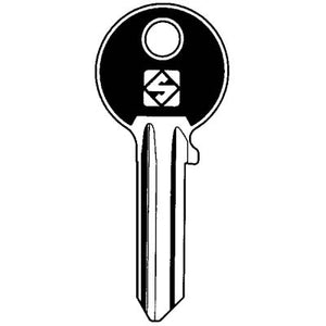 CHIAVE PIATTA CISA CS206SL SLIM SILCA - OTTONE NICHELATO- 10 pezzi