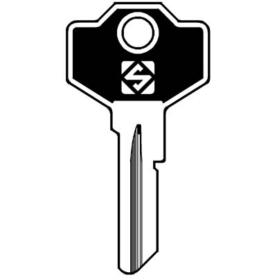 CHIAVE PIATTA SIMECA SM1SL SLIM SILCA - OTTONE NICHELATO- 10 pezzi