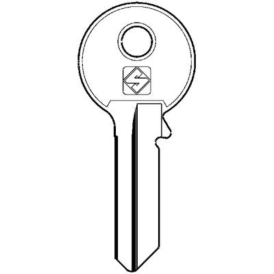 CHIAVE PIATTA VIRO VI080SL SLIM SILCA - OTTONE NICHELATO- 10 pezzi