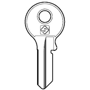 CHIAVE PIATTA VIRO VI084SL SLIM SILCA - OTTONE NICHELATO- 10 pezzi