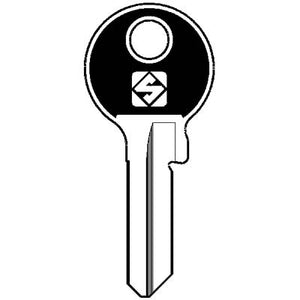 CHIAVE PIATTA VIRO VI086SL SLIM SILCA - OTTONE NICHELATO- 10 pezzi