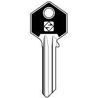 CHIAVE PIATTA YALE YA31SL SLIM SILCA - OTTONE NICHELATO- 10 pezzi