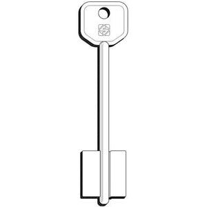 CHIAVE DOPPIA MAPPA ATRA 5AT7 SILCA - OTTONE NICHELATO- 5 pezzi