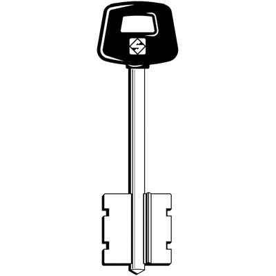 CHIAVE DOPPIA MAPPA CISA 5CS10P SILCA - OTTONE NICHELATO- 5 pezzi