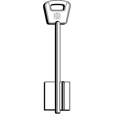 CHIAVE DOPPIA MAPPA BETA BEL SILCA - OTTONE NICHELATO- 5 pezzi