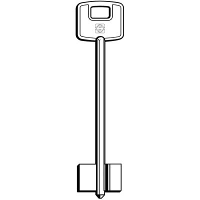 CHIAVE DOPPIA MAPPA CISA CSM SILCA - OTTONE NICHELATO- 5 pezzi