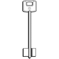 CHIAVE DOPPIA MAPPA CISA CSM SILCA - OTTONE NICHELATO- 5 pezzi