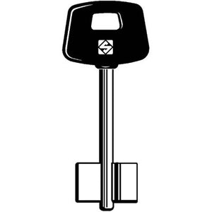 CHIAVE DOPPIA MAPPA CISA CSCP SILCA - OTTONE NICHELATO- 2 pezzi