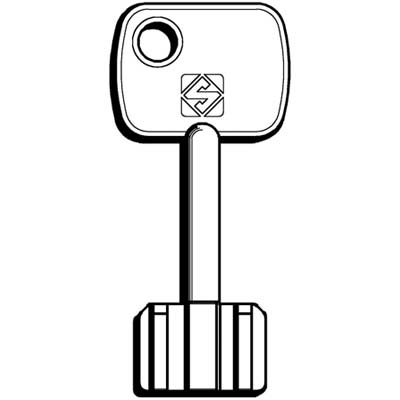 CHIAVE A POMPA ISEO 5IE5 SILCA - OTTONE NICHELATO- 5 pezzi