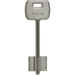 CHIAVE DOPPIA MAPPA ISEO 990802 ORIGINALE - X 661/663 OTTONE NICHELATO- 5 pezzi