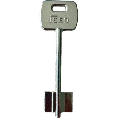 CHIAVE DOPPIA MAPPA ISEO 990800 ORIGINALE - X 981/983 OTTONE NICHELATO- 5 pezzi