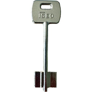 CHIAVE DOPPIA MAPPA ISEO 990800 ORIGINALE - X 981/983 OTTONE NICHELATO- 5 pezzi