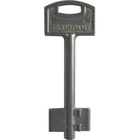 CHIAVE DOPPIA MAPPA SECUREMME - OTTONE NICHELATO- 5 pezzi