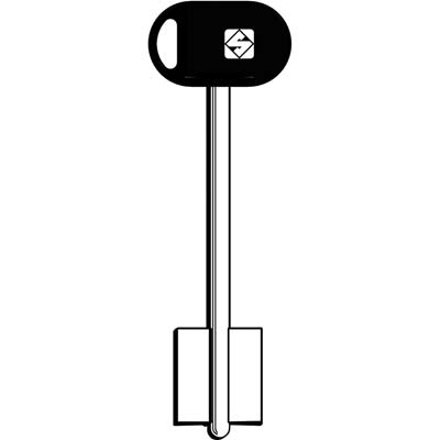 CHIAVE DOPPIA MAPPA MOTTURA MTNBP SILCA - OTTONE NICHELATO- 5 pezzi