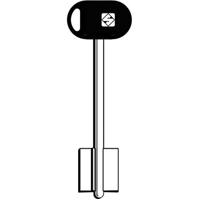 CHIAVE DOPPIA MAPPA MOTTURA MTNCBP SILCA - OTTONE NICHELATO- 5 pezzi