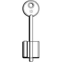 CHIAVE DOPPIA MAPPA CR RLC SILCA - OTTONE NICHELATO- 5 pezzi