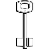 CHIAVE DOPPIA MAPPA SIBI SAB S SILCA - OTTONE NICHELATO- 5 pezzi