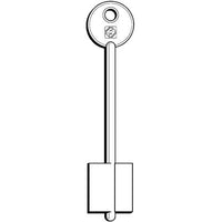CHIAVE DOPPIA MAPPA ANTONIOLI ALLT SILCA - OTTONE NICHELATO- 5 pezzi