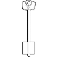 CHIAVE DOPPIA MAPPA CERUTTI 5C9 SILCA - OTTONE NICHELATO- 5 pezzi