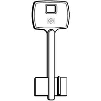 CHIAVE DOPPIA MAPPA CORBIN 5CB1 SILCA - OTTONE NICHELATO- 5 pezzi