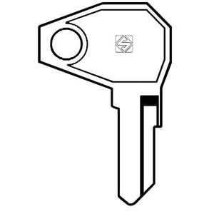 CHIAVE PIATTA FONDAR FD1 SILCA - OTTONE NICHELATO- 5 pezzi