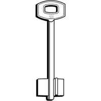 CHIAVE DOPPIA MAPPA SECUREMME 5SCM4 SILCA - OTTONE NICHELATO- 5 pezzi