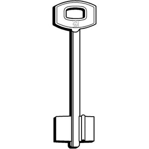 CHIAVE DOPPIA MAPPA SECUREMME 5SCM4 SILCA - OTTONE NICHELATO- 5 pezzi
