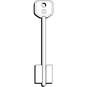 CHIAVE DOPPIA MAPPA ATRA 5AT9 SILCA - OTTONE NICHELATO- 5 pezzi