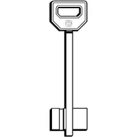 CHIAVE DOPPIA MAPPA FIAM FQC SILCA - OTTONE NICHELATO- 5 pezzi