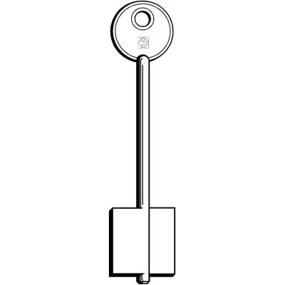 CHIAVE DOPPIA MAPPA KASSEL YALE KL SILCA - OTTONE NICHELATO- 5 pezzi