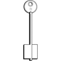 CHIAVE DOPPIA MAPPA KASSEL YALE KL SILCA - OTTONE NICHELATO- 5 pezzi