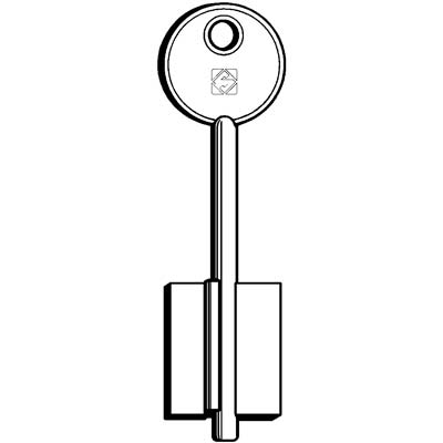 CHIAVE DOPPIA MAPPA MASTER SAFE MIA 5MS3 SILCA - OTTONE NICHELATO- 5 pezzi