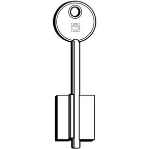 CHIAVE DOPPIA MAPPA MASTER SAFE MIA 5MS3 SILCA - OTTONE NICHELATO- 5 pezzi