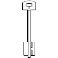 CHIAVE DOPPIA MAPPA SECUREMME 5SCM12 SILCA - OTTONE NICHELATO- 5 pezzi