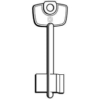 CHIAVE DOPPIA MAPPA CERUTTI CN SILCA - OTTONE NICHELATO- 5 pezzi