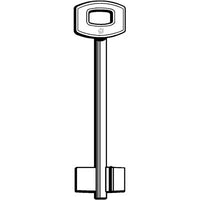 CHIAVE DOPPIA MAPPA SECUREMME SB SILCA - OTTONE NICHELATO- 5 pezzi