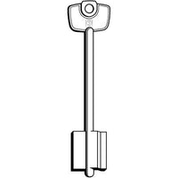 CHIAVE DOPPIA MAPPA CERUTTI 5C6 SILCA - OTTONE NICHELATO- 5 pezzi