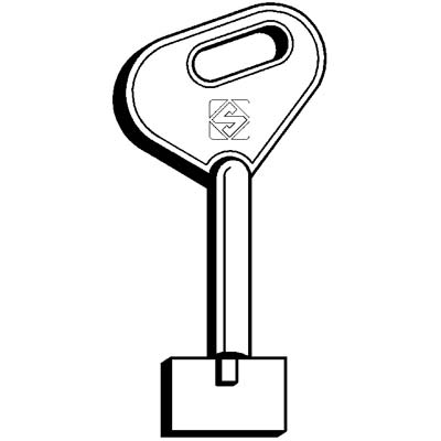 CHIAVE A POMPA AUNO 5AU3 SILCA - OTTONE NICHELATO- 5 pezzi