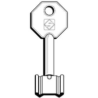 CHIAVE A POMPA POTENT 5PT11 SILCA - OTTONE NICHELATO- 5 pezzi