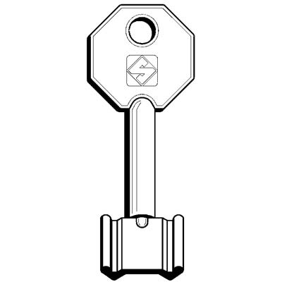 CHIAVE A POMPA POTENT 5PT11 SILCA - OTTONE NICHELATO- 5 pezzi