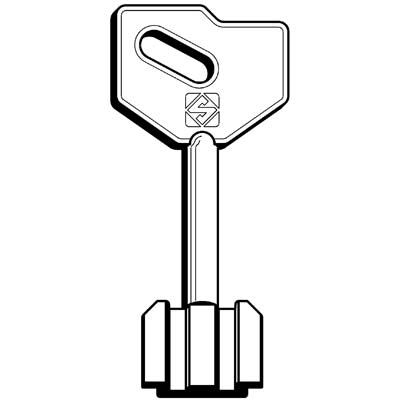 CHIAVE A POMPA AUNO 5AU7 SILCA - OTTONE NICHELATO- 5 pezzi