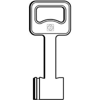 CHIAVE A POMPA GB GBZ1 SILCA - OTTONE NICHELATO- 5 pezzi