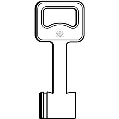 CHIAVE A POMPA GB GBZ1 SILCA - OTTONE NICHELATO- 5 pezzi