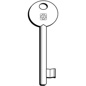 CHIAVE PATENT 6EK1 SILCA - OTTONE NICHELATO- 5 pezzi