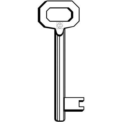 CHIAVE PATENT 5006C SILCA - OTTONE- 5 pezzi