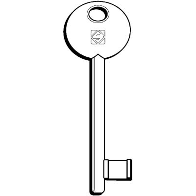 CHIAVE PATENT 6P3S SILCA - OTTONE- 5 pezzi